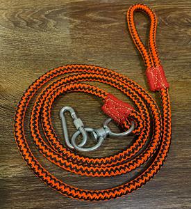Laisse en corde pour chiens-5 pieds (orange) - Product Image 2