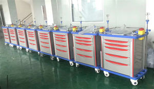 BT-EY001 병원 장비 의사 모바일 빅 사이즈 응급 소생술 트롤리 충돌 손수레 의학 트롤리 가격 - Product Image 6