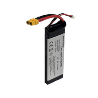 Batterie LiPo haute puissance longue durée 2S1P 7.4V 3000mAh 30C pour drone RC, hélicoptère, voiture, bateau, modèle d'avion