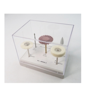 Kit de fraises de réglage et de polissage pour laboratoire dentaire, pour polisseuse diamantée céramique et porcelaine - Product Image 4