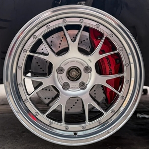 Jantes de voiture LZT-300 2Pc Lmr Design <span class=keywords><strong>Ds</strong></span> Face Polished Lips 5x120 18 19 20 pouces pour BMW M3 F30 F80 F82 G30 G31 G05 M5 F90 - Product Image 1