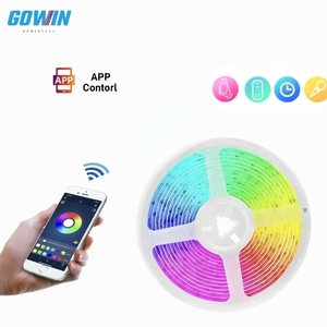 Thông minh DC12V RGB LED Strip ánh sáng 5M 10m 20m thiết lập với 3m Băng dính linh hoạt IP20 IP65 SMD 5050 điều khiển bằng giọng nói chế độ - Product Image 1