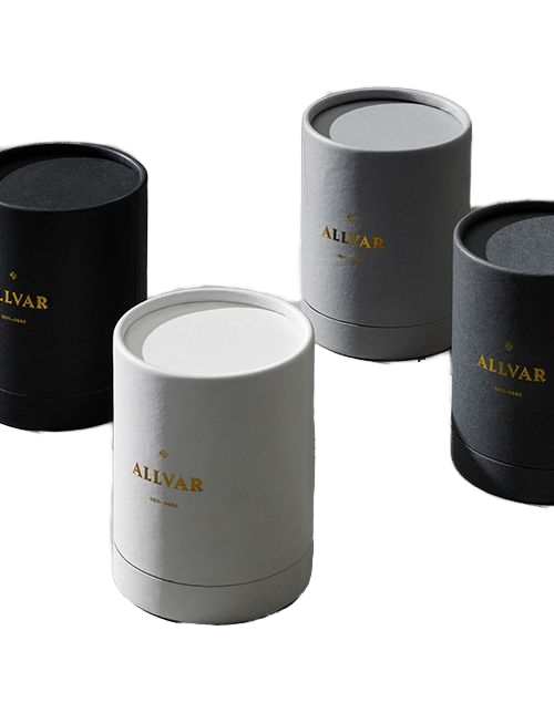 Wholesale Custom Logo Cylinder Round Candle Kraft Bio-Degradable Paper Tubes Cardboard Packaging