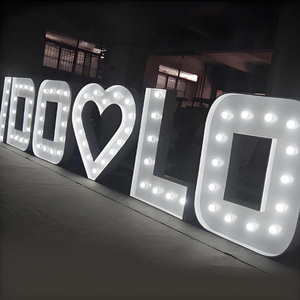 Letreros Decorativos de Lujo Acrílicos con Diodos Emisores de Luz 3D de Gran Tamaño Personalizados, Adecuados para Centros Comerciales - Product Image 3