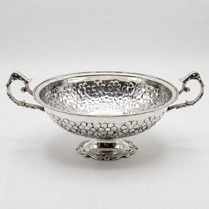 จานฐานทองเหลืองชุบเงิน - Product Image 1