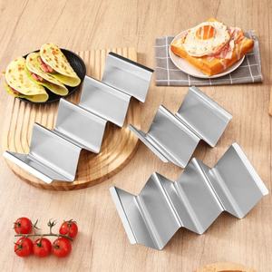 ที่วางพิซซ่าทาโก้สแตนเลส<span class=keywords><strong>2</strong></span> <span class=keywords><strong>3</strong></span> 4แพ็คอุปกรณ์อบขนม - Product Image 1