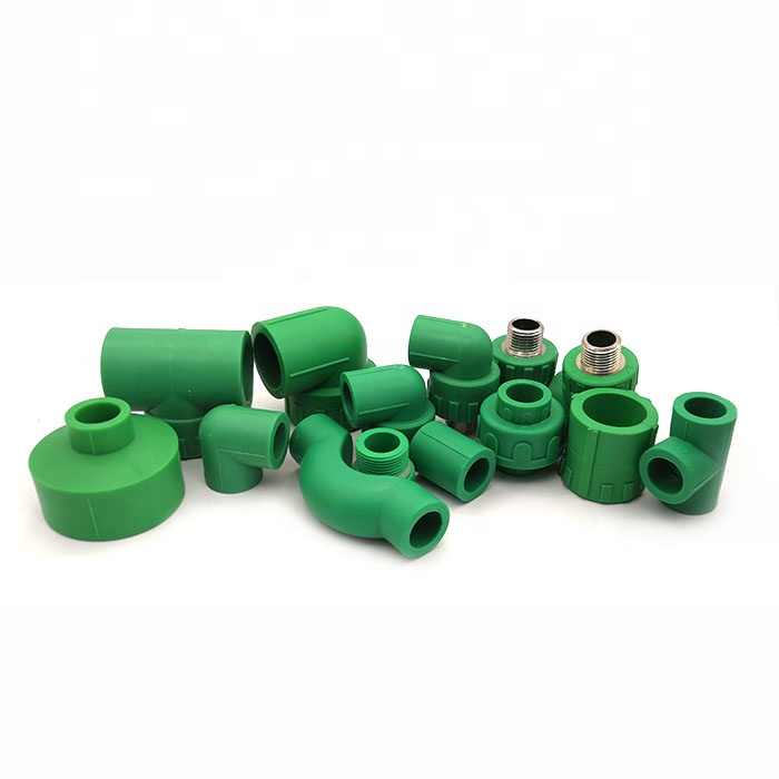 Green color plastic PPR pipe fittings end c a p