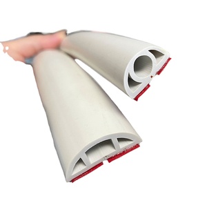 Organizador de Cables Cuishi de Polímero de Alta Calidad, Protector de Suelo de Goma Suave Antideslizante, Cubre Juntas de Suelo Blanco, <span class=keywords><strong>Sin</strong></span> Perforación, Autoadhesivo, Cortable - Product Image 5