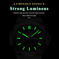 Reloj de Lujo para Hombre Poedagar 853, Reloj de Pulsera de Cuarzo con Calendario de Acero Inoxidable, Luminoso, Resistente al Agua, para Uso Diario