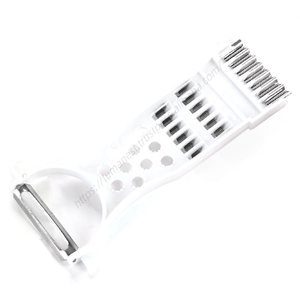 Cortador de Pepinos y Verduras H290, Pelador Multifuncional Manual de Acero Inoxidable, Accesorio de Cocina - Product Image 1