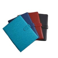 A4 personnalisé PU cuir conférence couverture rigide Document dossier de fichiers Presse-papiers de dossier Padfolio Presse-papiers
