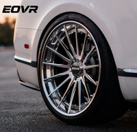 Rines Forjados EVOR Cromados 5x114.3 5x130 6x139.7 5x120 con Radios de Alambre 15 16 18 19 20 22 23 para Autos AUDI, Tesla, BMW