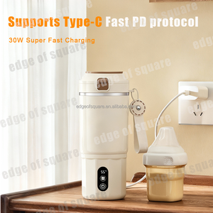 Scaldabiberon Portatile a Riscaldamento Rapido, Multifunzione, per Latte, Caffè, Tè, Senza Fili, per Uso in Movimento - Product Image 2