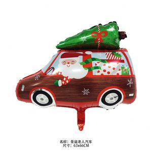 Wholesale Cartoon Christmas Ornaments Holiday Supplies Foil <b>Balloon</b> Home <b>Decor</b> Globos Party <b>Decoration</b> Sets - Product Image 2
