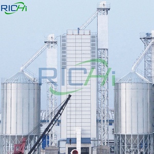 Richi tùy chỉnh bố trí Thức Ăn Nhà Máy Nhà máy-tự động 1-120t/h gia cầm gia súc gà động vật Thức ăn viên nhà máy để bán - Product Image 1
