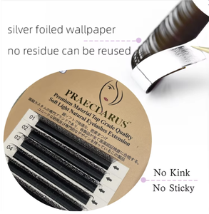 ขนตาปลอมทำมือรูปตัว W ทำด้วยมือทำจากวัสดุ PBT แบบนุ่มสำหรับต่อขนตาปลอม - Product Image 2