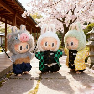 Pour dessin animé jouet poupée vêtements fantôme Extermination lame costume Charaji Lang fantôme tuer équipe 1:6 échelle coton 14 ans et plus - Product Image 4