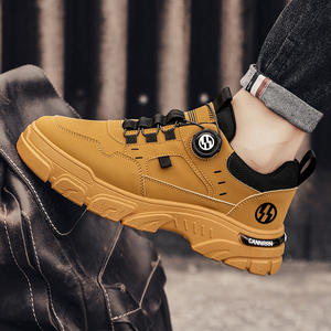 Calzado de Trabajo Transpirable a la Moda para Hombre, con Suela Gruesa, Impermeable, Ligero, de Corte Bajo, Casual, para Correr, con Sistema Giratorio - Product Image 2