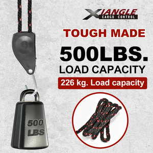 1/2 pollici 500lbs Heavy Duty metallo puleggia regolabile corda cricchetto luce gruccia tenda tenda cricchetto corda tenditore con gancio S - Product Image 3