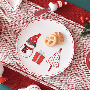 Meilleures ventes <span class=keywords><strong>Amazon</strong></span>, ensemble <span class=keywords><strong>de</strong></span> vaisselle en céramique <span class=keywords><strong>de</strong></span> Noël créatif comprenant un bol et une tasse pour accrocher la décoration - Product Image 4