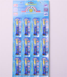 12 Barras de Superpegamento para Porcelana y Metal, Adhesivo de Cianocrilato de Alta Resistencia - Product Image 1