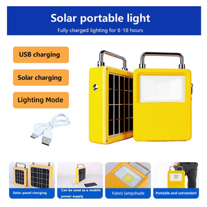 Lámpara Solar LED Multifuncional de 20W IP65, Portátil, de Aluminio, con Banco de Energía Integrado, Salida USB, para Emergencias en el Hogar, Aventuras al Aire Libre - Product Image 4