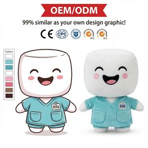 Peluches personnalisées avec logo, fabricant de jouets en peluche, peluche fille chibi personnalisée, robe mignonne, animal en peluche à expression amusante, poupée en peluche - Product Image 4