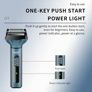 Machine à raser multifonctionnelle Rasoir multifonction <span class=keywords><strong>Kemei</strong></span> KM-1434 Rasoir 3 en 1 Rasoir pour le nez Rasoir pour la <span class=keywords><strong>barbe</strong></span> <span class=keywords><strong>Tondeuse</strong></span> - Product Image 4