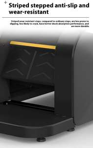 Monte-<span class=keywords><strong>escalier</strong></span> électrique commercial Powerfit PR002 en acier avec chariot à main réglable, capacité <span class=keywords><strong>de</strong></span> charge maximale <span class=keywords><strong>de</strong></span> 150 kg - Product Image 5