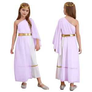 Disfraz de Princesa Griega Antigua para Niñas de 6 a 16 Años, Vestido Fluido para Cosplay, Fiestas Temáticas y Actuaciones Escénicas - Product Image 2