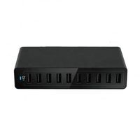 Cargador de teléfono multifunción de alta venta, 60W 5V/12A, para teléfonos móviles, tabletas, multipuerto, de alta potencia, con 10 puertos USB, adaptador de corriente.