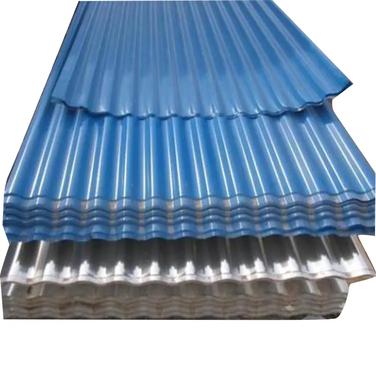Renk boyalı galvanizli çelik bobin PPGI Metal çatı kaplama levhası yapı malzemeleri