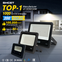 Projecteur LED à corps en aluminium Zhongshan 2024, 10W-500W, puce COB, indice de protection IP66, pour divers projets
