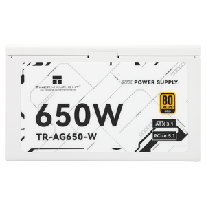 Nouvel arrivage : Alimentation électrique pour ordinateur de bureau de jeu Thermalright AG-650-W PCIE5.1 ATX 3.1 <span class=keywords><strong>650W</strong></span> <span class=keywords><strong>80</strong></span>+ <span class=keywords><strong>Gold</strong></span> - Product Image 2