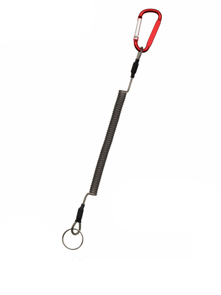 Clip rouge + cordon noir