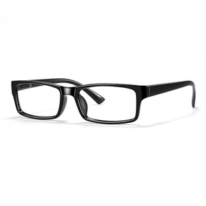 Montura de Gafas Retro Cuadradas Negras 1450 Ultraligeras TR90 para Hombre, Diseño Estrecho de Marco Completo - Product Image 5
