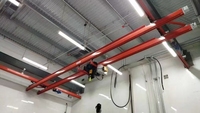 Système de pont roulant suspendu modulaire à double poutre flexible et personnalisable 1t 2t 32 tonnes Marque Anbo pour atelier Garantie 1 an