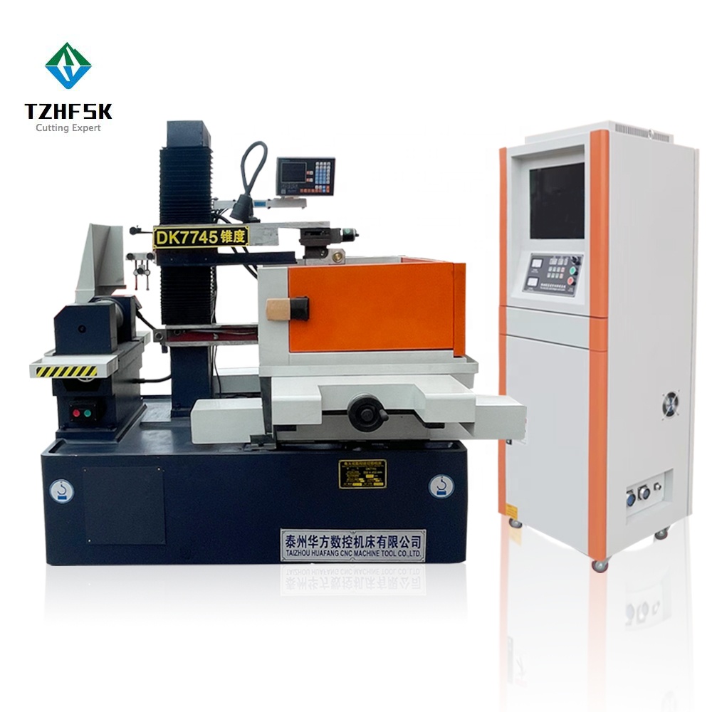 Cnc cortado multi-corte da máquina edm dk7745, alta precisão boa superfície trilho de guia linear da rodagem da superfície