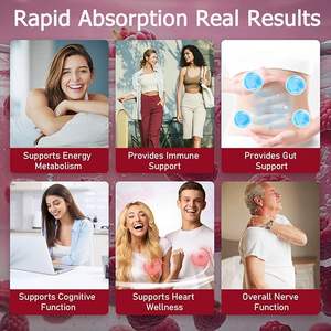 OEM <span class=keywords><strong>Vitamin</strong></span> B cairan kompleks tetes dengan B12 B6 <span class=keywords><strong>B1</strong></span> <span class=keywords><strong>Vitamin</strong></span> esensial tetes cairan untuk energi imun otak dukungan jantung - Product Image 6