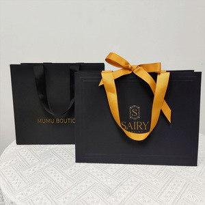 Sacs en papier blanc personnalisés, cadeaux, Newsense, luxe, écologiques, laminage aseptique, cordon numérique, pour petites entreprises, avec votre logo - Product Image 3