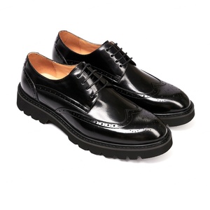 Zapatos Formales de Negocios para Hombre, de Cuero Genuino, Pintados a Mano, Diseño Multicolor de Moda, Estilo Patchwork, con Aumento de Altura - Product Image 3