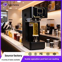 Machine de scellage automatique électrique pour canettes et bouteilles en aluminium, idéale pour les boissons, les aliments, les jus, la bière et les sodas
