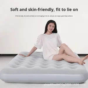 <span class=keywords><strong>Matelas</strong></span> gonflable de <span class=keywords><strong>sol</strong></span> individuel de haute qualité pour camping, <span class=keywords><strong>tente</strong></span> extérieure, coussin de couchage portable rectangulaire à gonflage rapide - Product Image 2