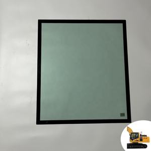 Vidrio de la puerta de la excavadora para el modelo Komatsu, techo superior, parabrisas delantero laminado templado, cabina de excavadora PC57 PC58, piezas de repuesto - Product Image 6