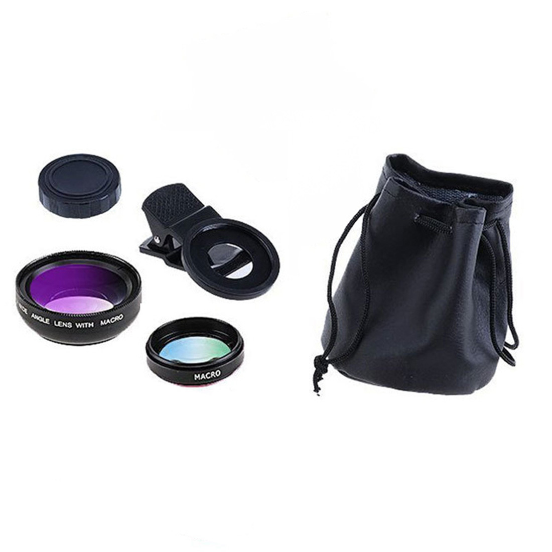 0.45X Universal Wide-Angle & Macro Lens – HD Mobile Phone Camera Lens with 37mm Mount - View 3