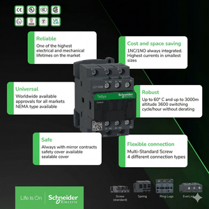 Contactor TeSys D LC1D32BL 24V 32A 3P 100% Original Distribuidor Autorizado Stock Disponible Envío Rápido LC1D32BL LC1D32BL LC1D32B L - Product Image 6