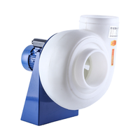 Ventilateur d'extraction centrifuge de ventilation de l'escargot pp résistant chimique pour des capots de vapeur de laboratoire