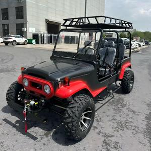 350CC 4 Stroke Gas <b>Powered</b> Jeep Style ATV Quad Bike 4 Wheel Off Road Vehicle for Adult Farm Work Hunting Camping and Trail Use - Product Image 5