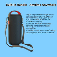 Haut-parleur portable sans fil 20W IPX6 étanche XL-03 avec LED RGB, micro intégré, basses profondes, batterie 5200mAh pour extérieur et soirées
