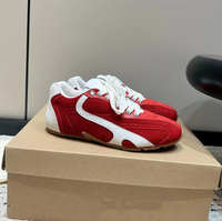 2025 femmes danse Cheer chaussures sport blanc et noir Cheer leader Campus formation Stock chaussures bout fermé tendance de la mode